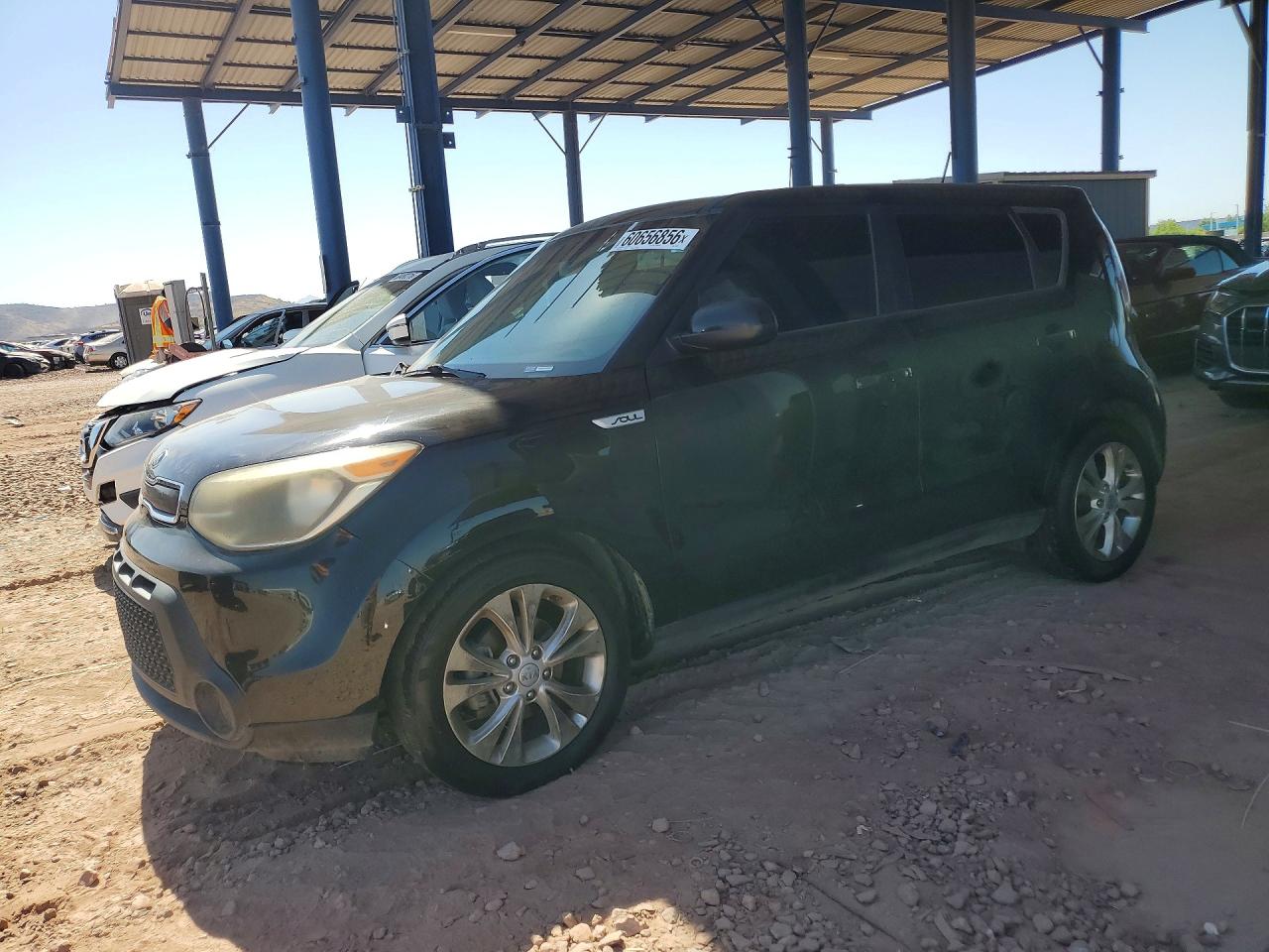 2015 Kia Soul +, VIN KNDJP3A52F7187964 — Rear end