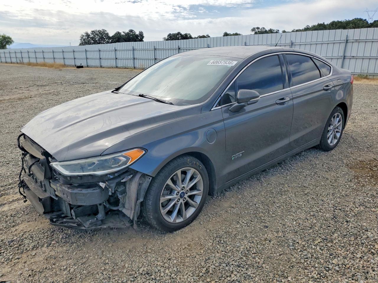 2017 Ford Fusion SE, VIN 3FA6P0PU8HR229185 — Front end