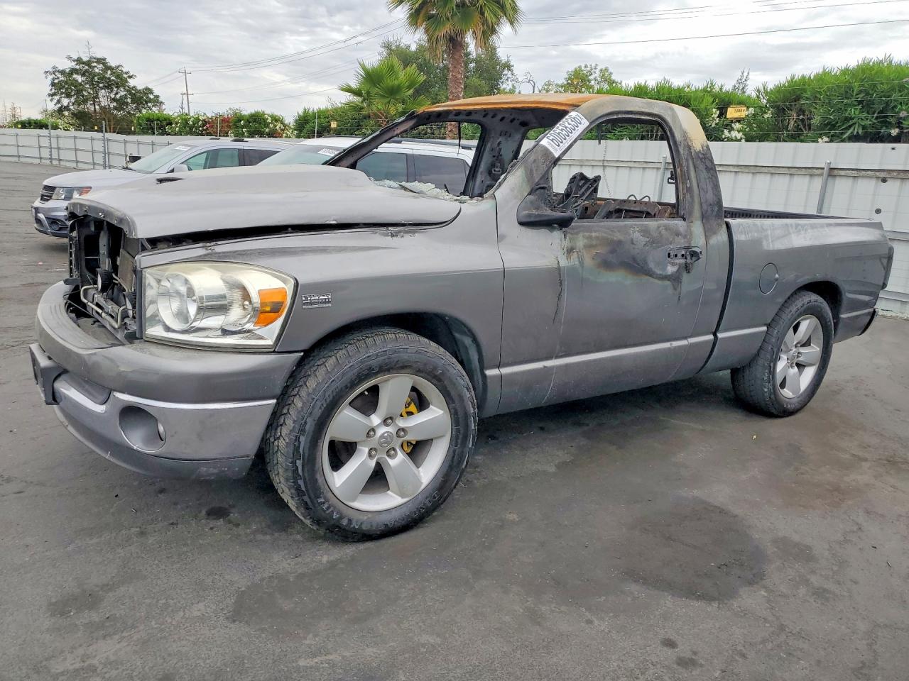 2007 Dodge 1500 SLT, VIN 1D7HA162X7J629922 — Burn