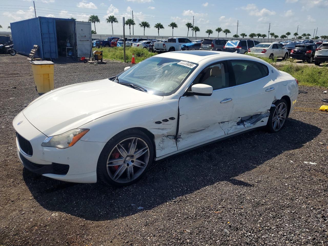 2015 Maserati Quattroporte S Q4, VIN ZAM56RRA5F1129662 — Side