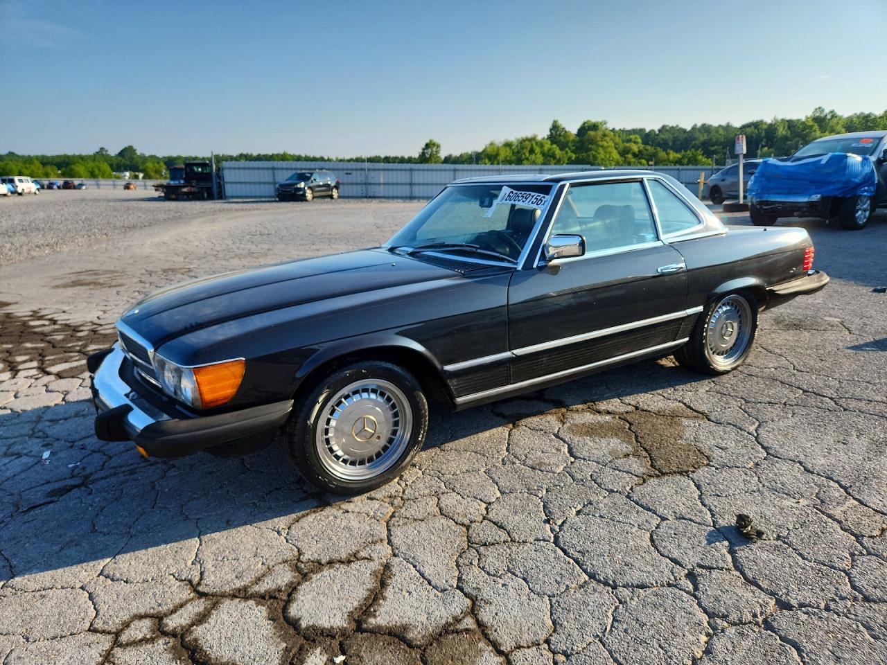 1985 Mercedes-Benz 380 SL, VIN WDBBA45C1FA025457 — Normal wear