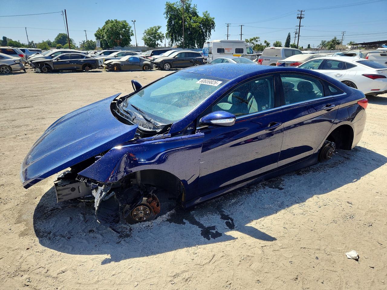 2014 Hyundai Sonata GLS, VIN 5NPEB4AC8EH825648 — Stripped