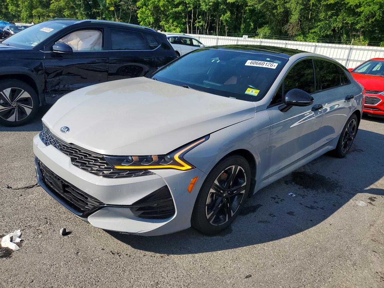 2021 Kia K5 GT-Line, VIN 5XXG64J2XMG024489 — Front end