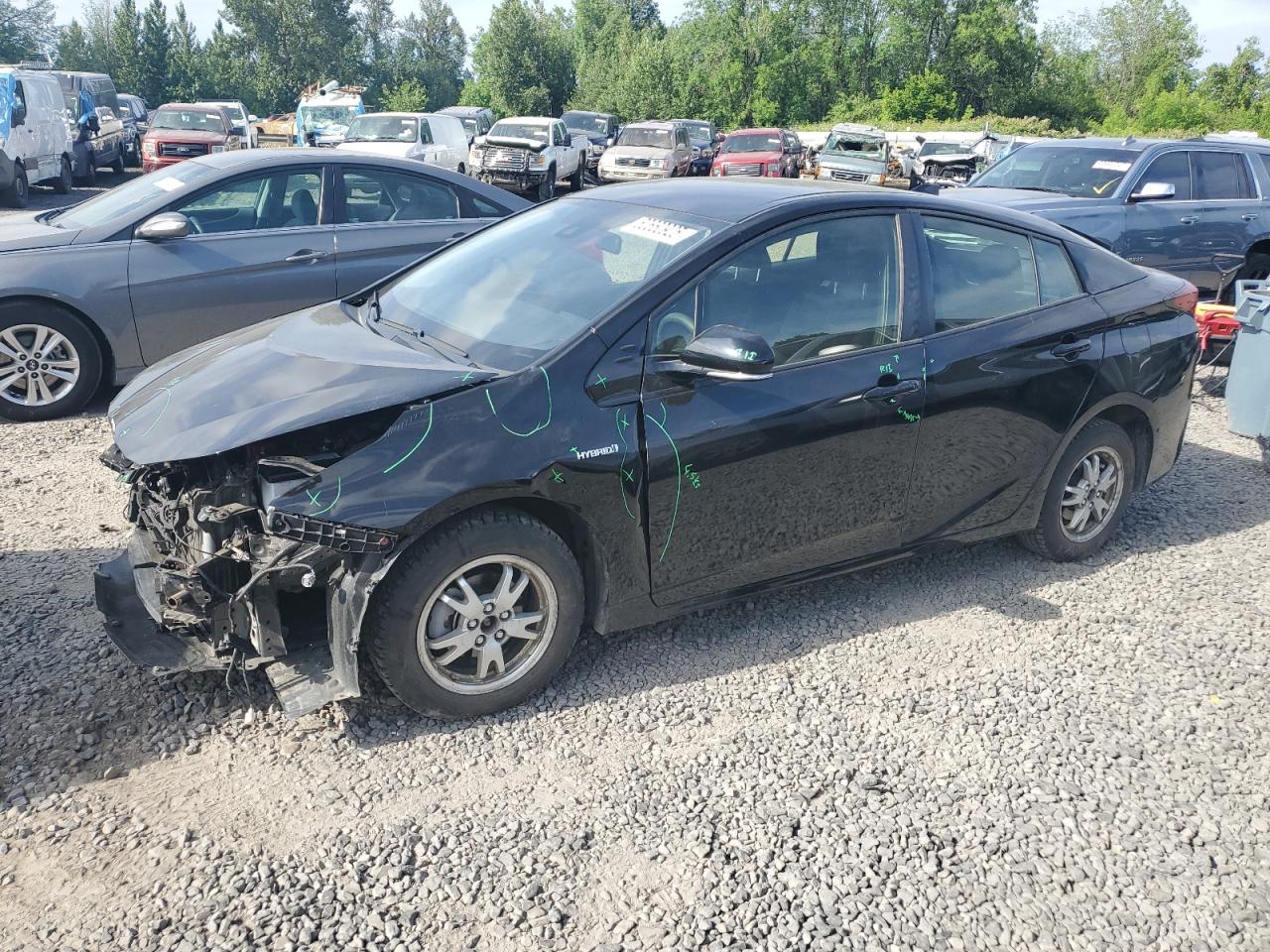 2020 Toyota Prius LE, VIN JTDL9RFU0L3020544 — Фото с аукциона