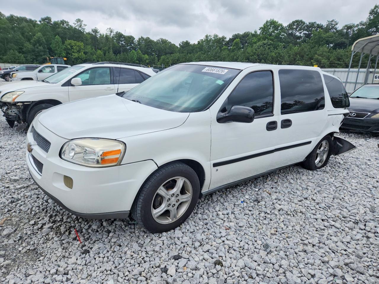 2008 Chevrolet Uplander LS, VIN 1GNDV23118D201887 — Зад