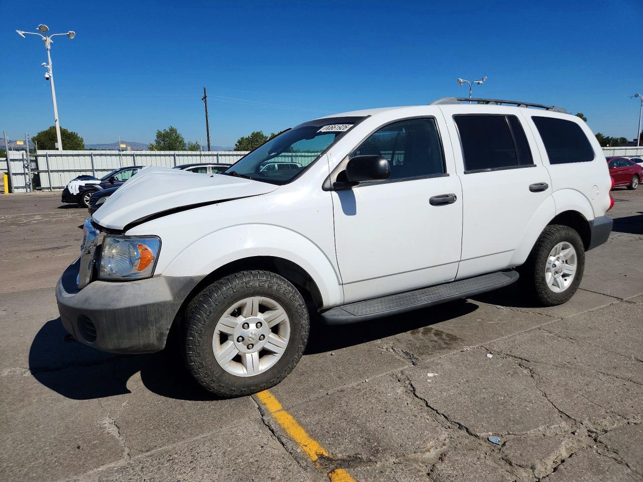 2007 Dodge Durango SXT, VIN 1D8HB38P87F564035 — Front end