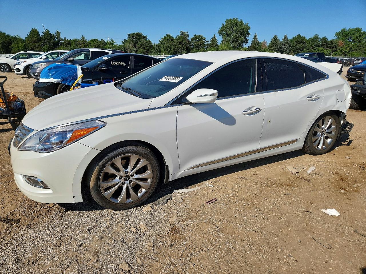 2013 Hyundai Azera, VIN KMHFG4JG1DA230747 — Зад