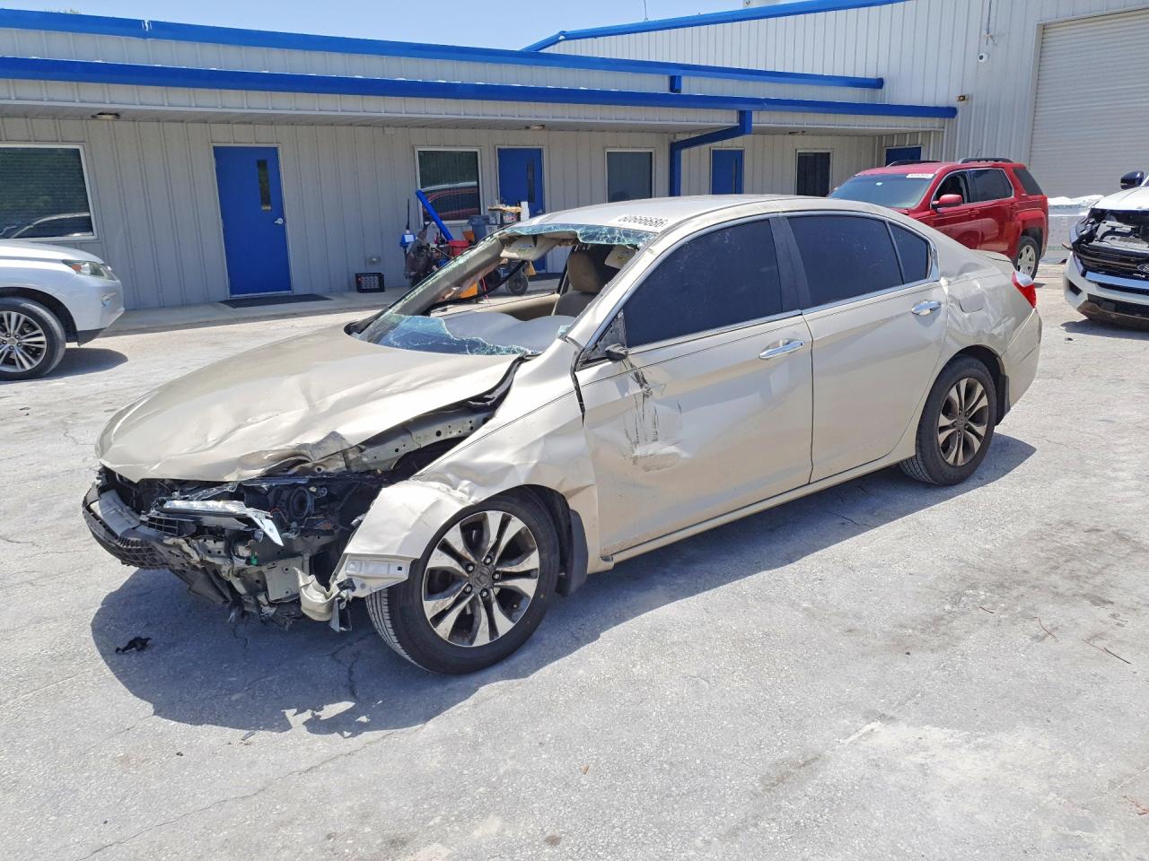 2014 Honda Accord LX, VIN 1HGCR2F3XEA307310 — Rollover