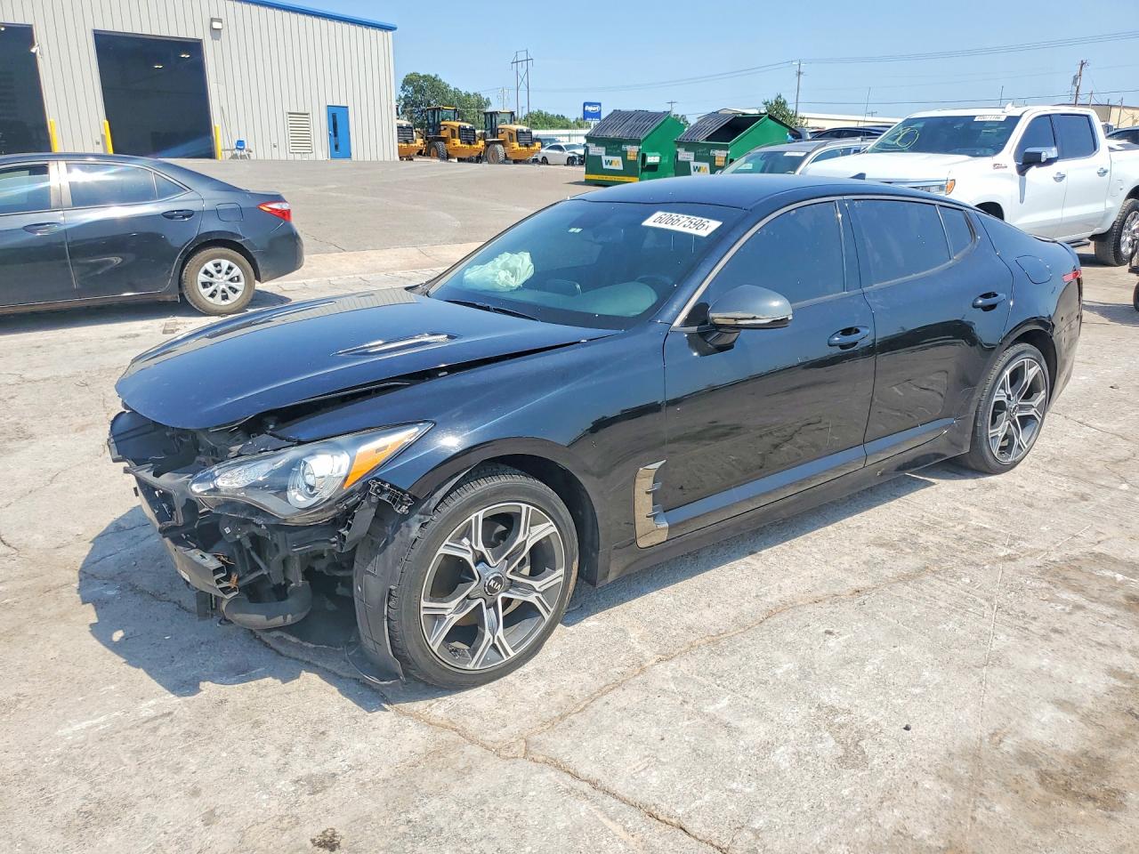 2020 Kia Stinger GT-Line, VIN KNAE15LA3L6079277 — Rear end
