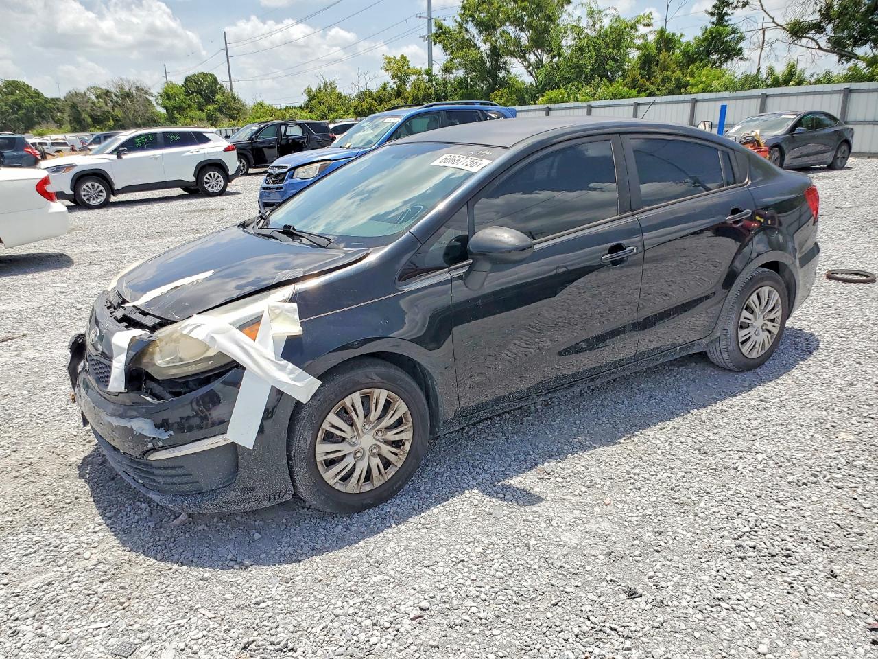 2017 Kia Rio LX, VIN KNADM4A39H6037656 — Front end