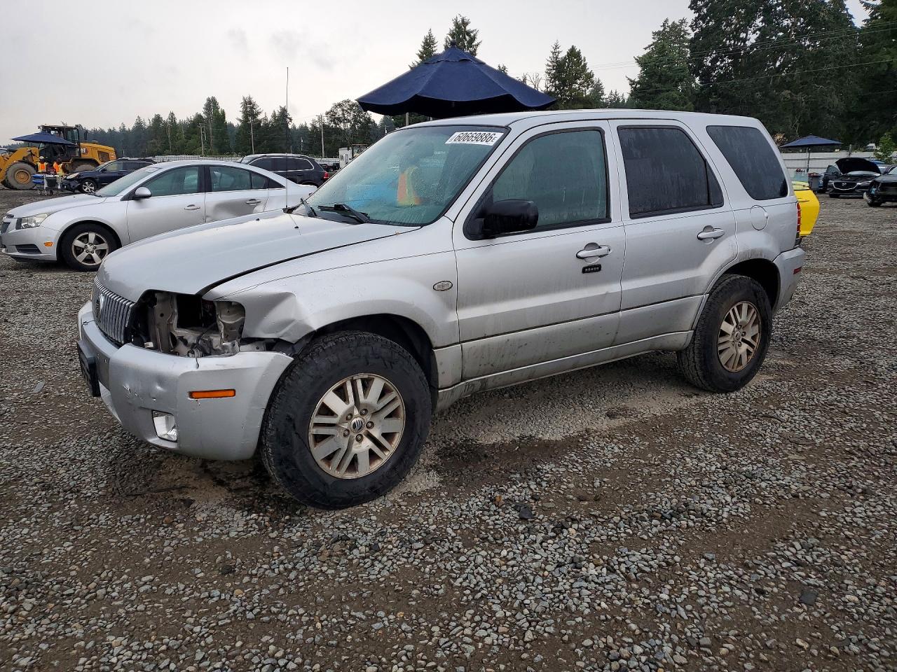 2007 Mercury Mariner Premier, VIN 4M2CU97187KJ20481 — Front end