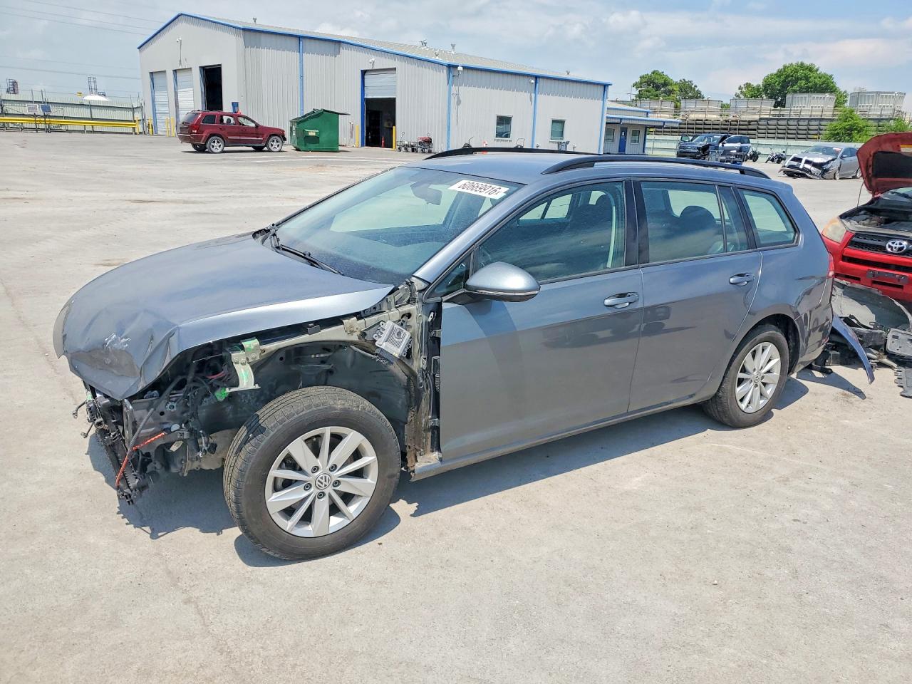 2019 Volkswagen Golf S, VIN 3VWY57AU4KM511772 — Front end
