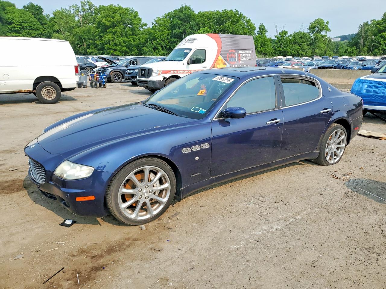 2007 Maserati Quattroporte, VIN ZAMFE39A670029369 — Minor dents and scratches