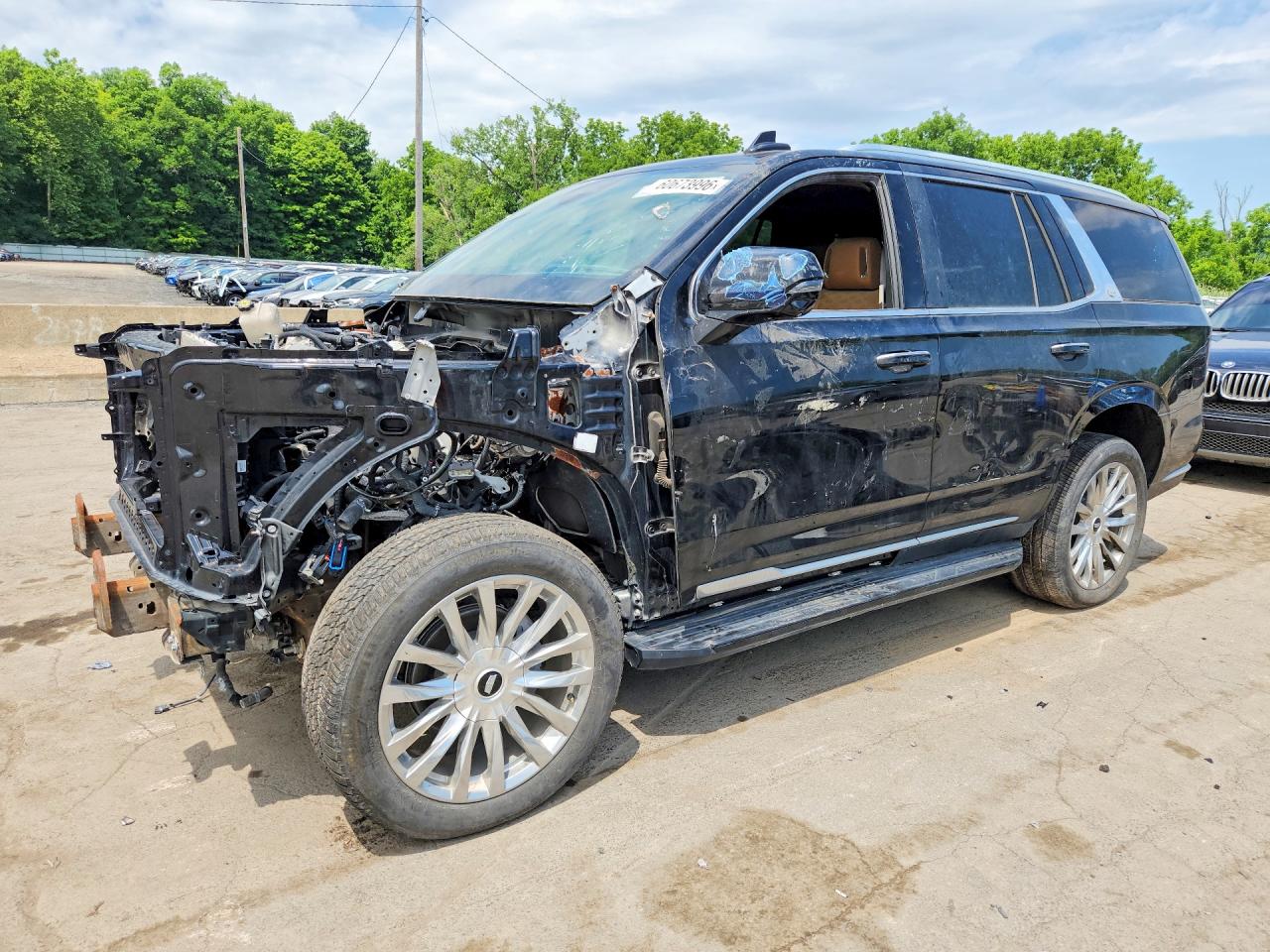 2022 Cadillac Escalade, VIN 1GYS4BKT9NR304246 — Stripped