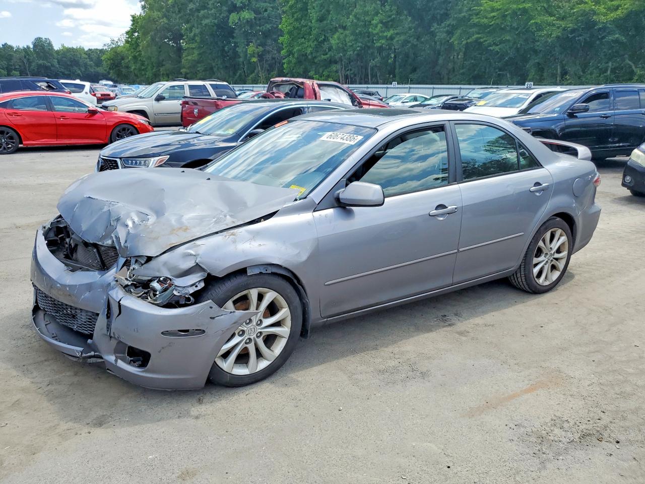 2006 Mazda 6 Grand Touring i, VIN 1YVHP80C165M32786 — Перед