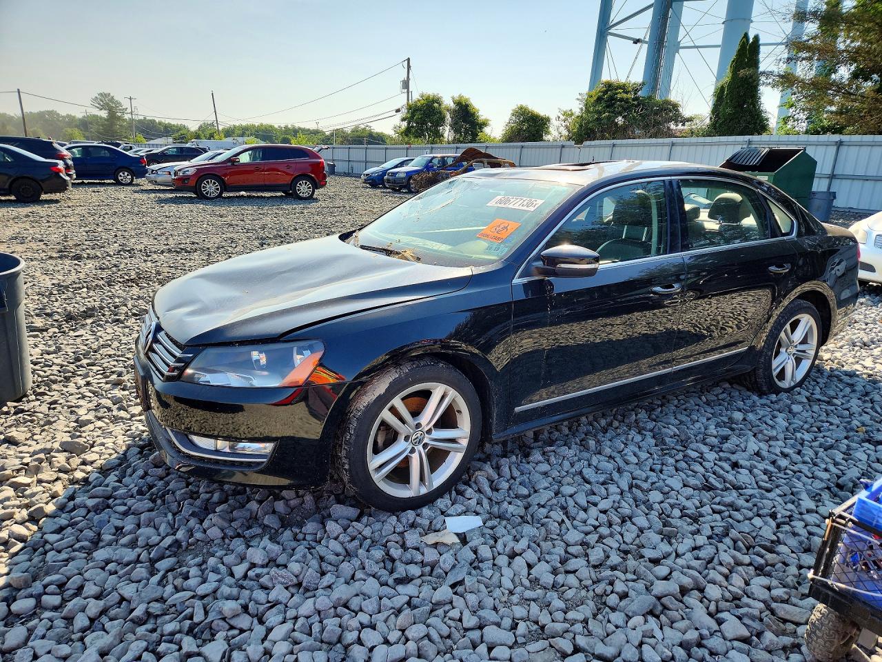 2015 Volkswagen Passat SE, VIN 1VWBT7A38FC003184 — Roof