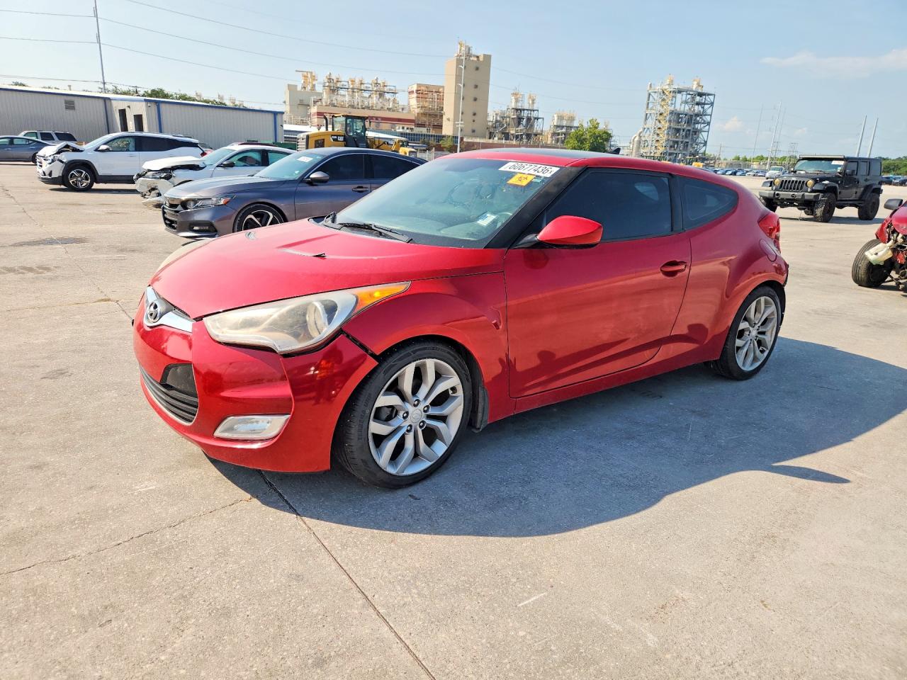 2015 Hyundai Veloster, VIN KMHTC6AD8FU225546 — Зад