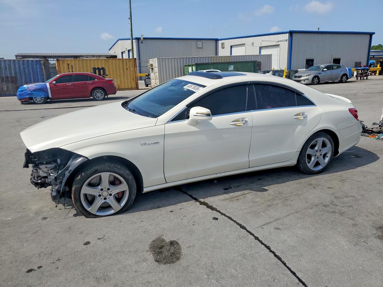 2013 Mercedes-Benz CLS 550, VIN WDDLJ7DB8DA064453 — Front end