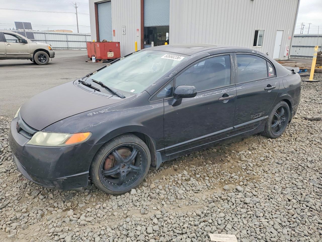 2008 Honda Civic Si, VIN 2HGFA55588H706683 — Burn