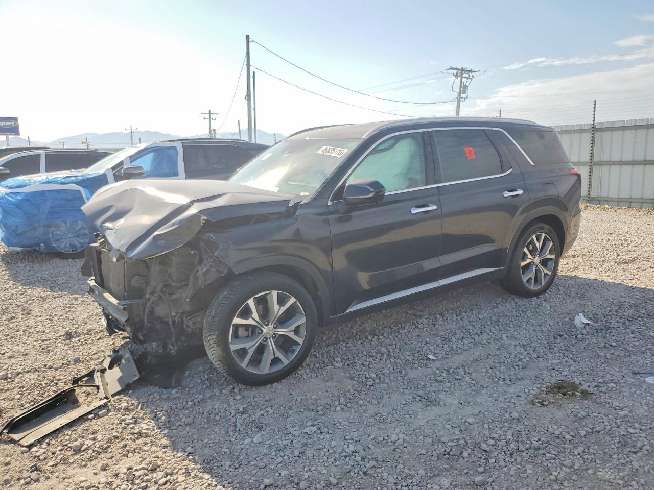 2020 Hyundai Palisade SEL, VIN KM8R4DHE8LU054867 — Front end