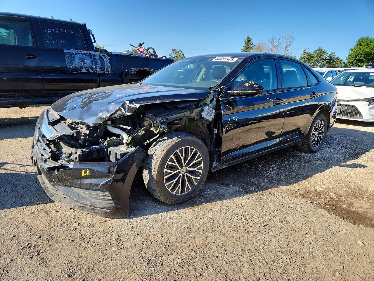 2021 Volkswagen Jetta SEL, VIN 3VWE57BU6MM024108 — Front end