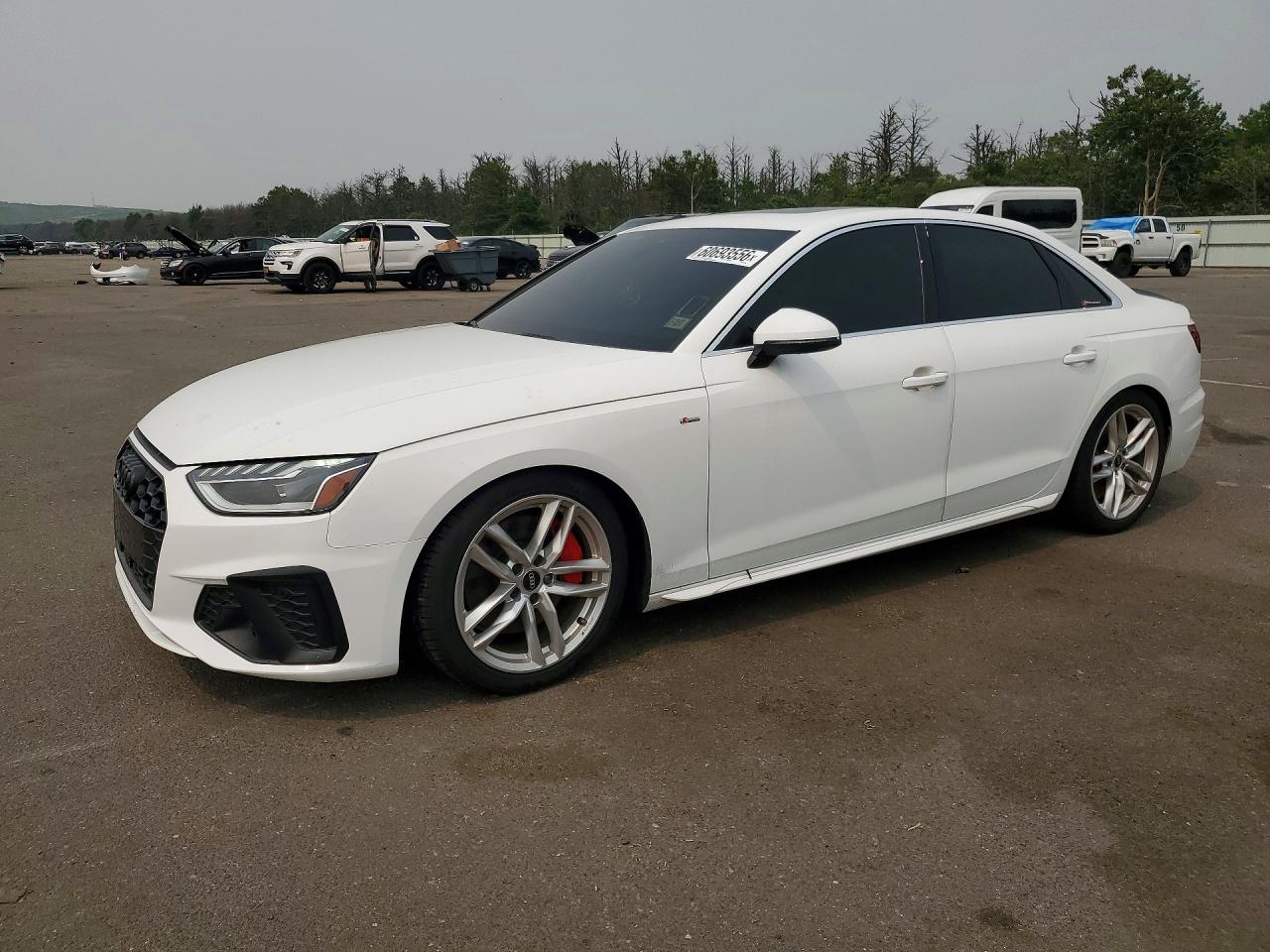 2022 Audi A4 S line Premium Plus, VIN WAUEAAF48NN010835 — Vandalism