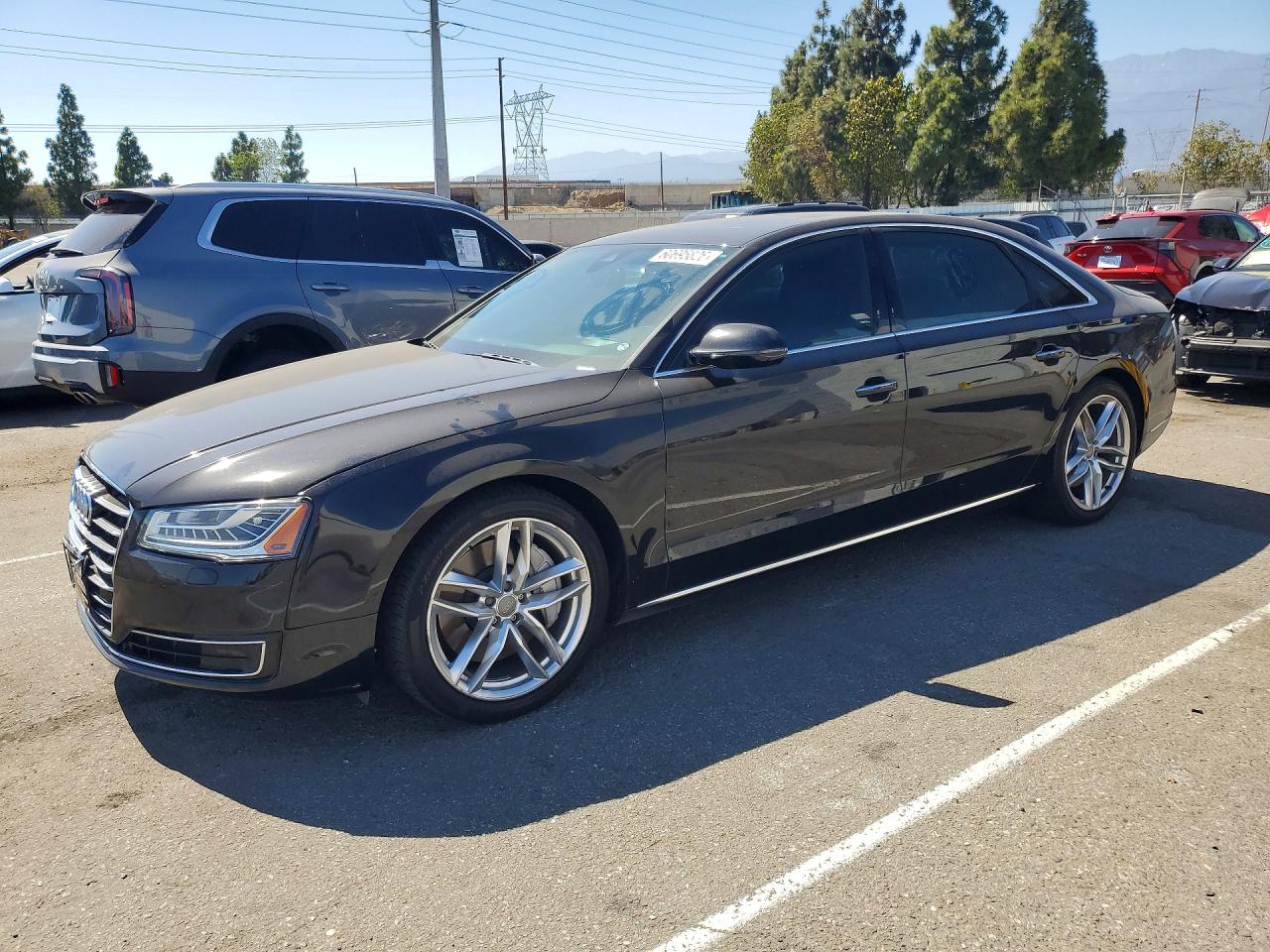 2015 Audi A8 3.0T, VIN WAU3GAFD8FN006162 — Front end