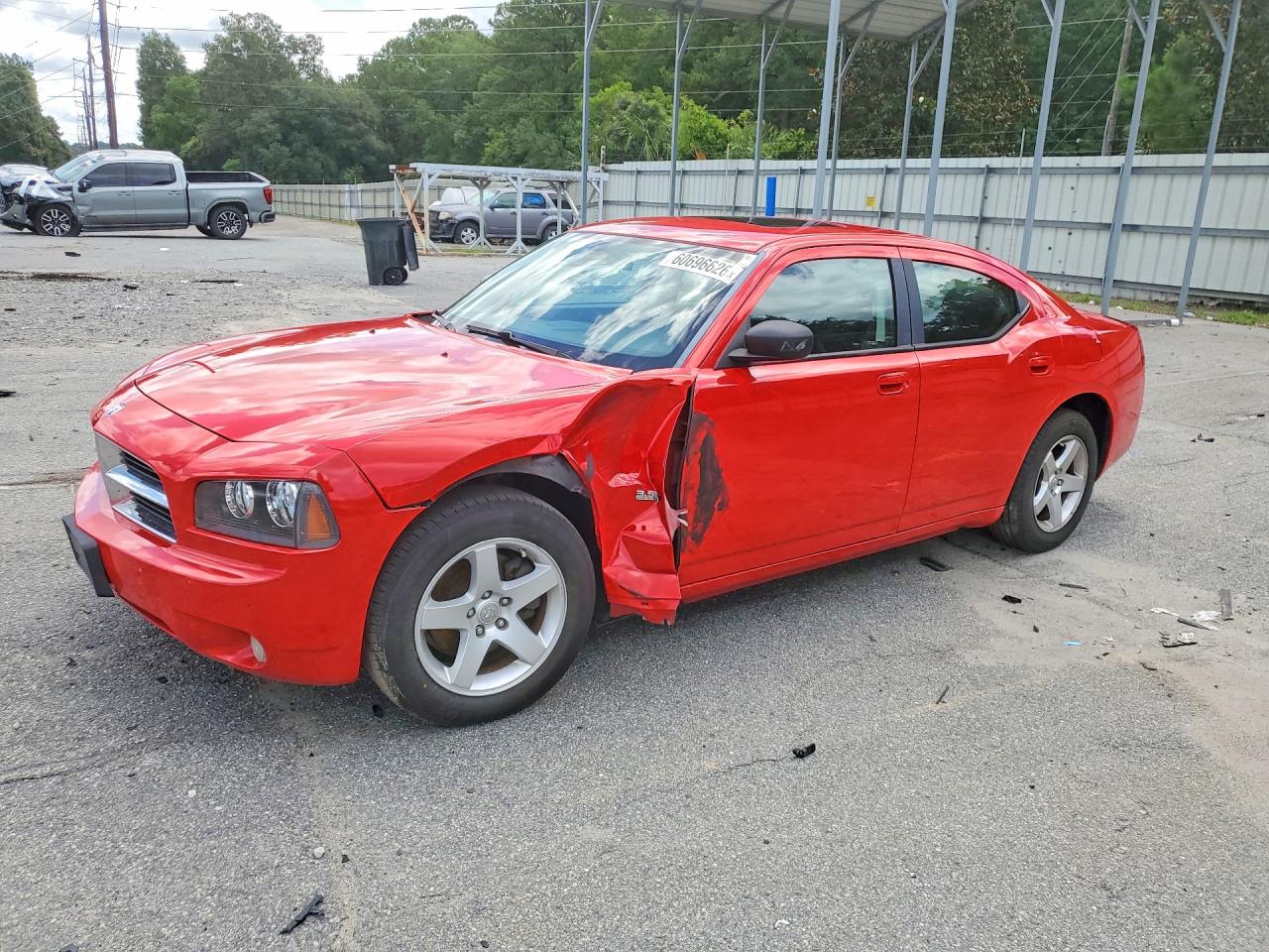 2009 Dodge Charger SXT, VIN 2B3KA33V89H617803 — Front end