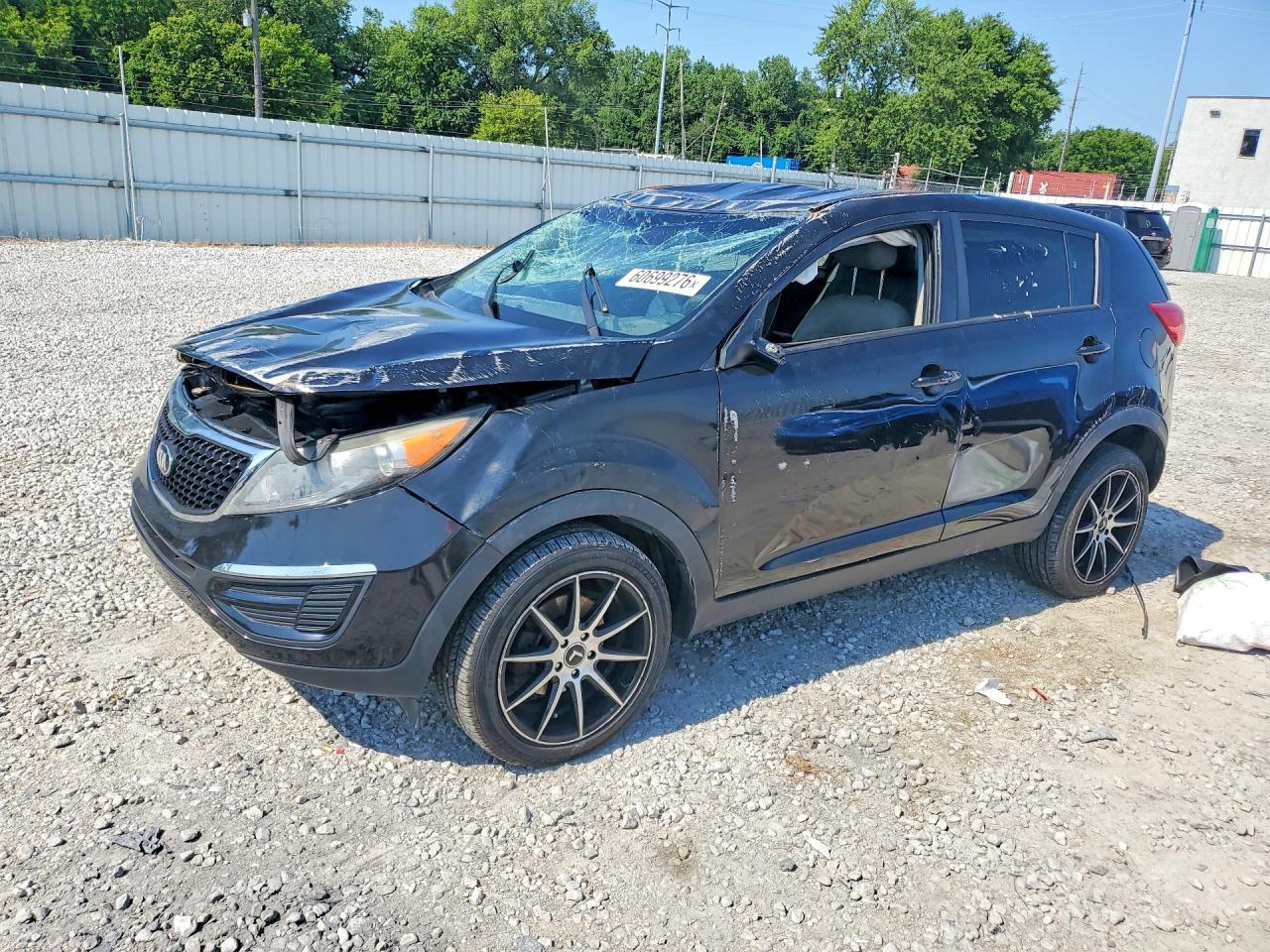 2016 Kia Sportage LX, VIN KNDPBCAC6G7869996 — Опрокидывание