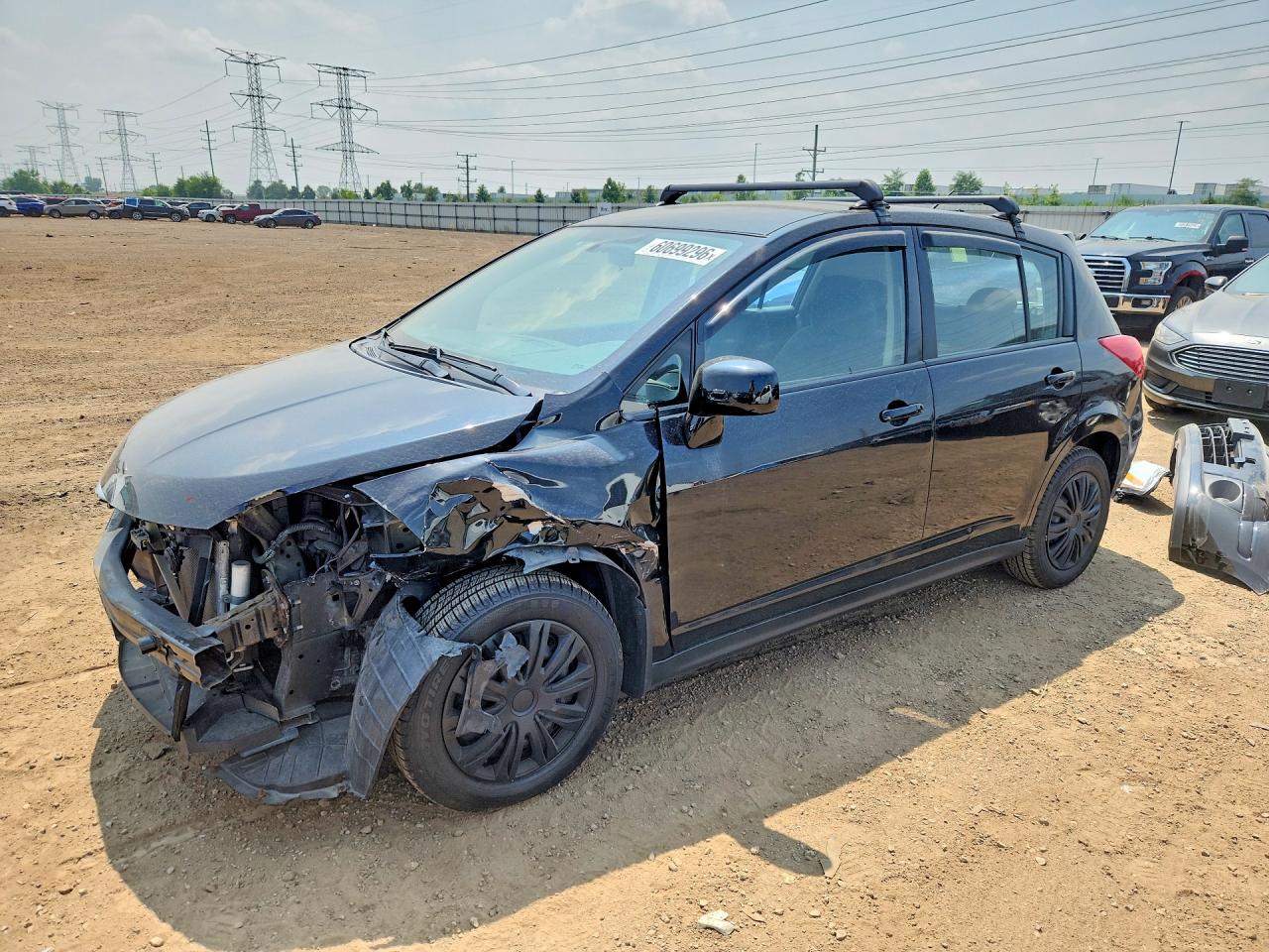 2007 Nissan Versa S, VIN 3N1BC13E87L453442 — Front end