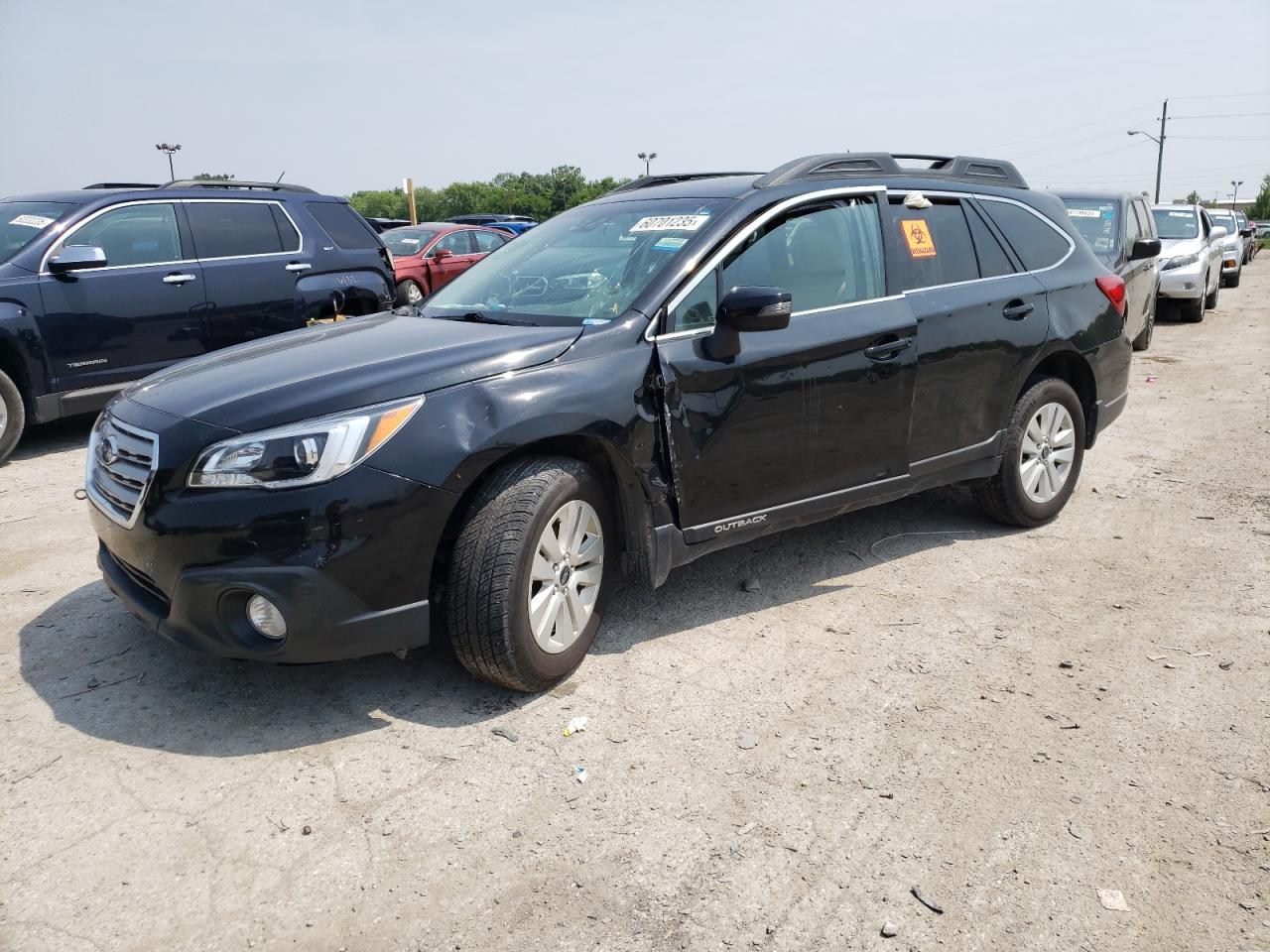 2017 Subaru Outback Premium, VIN 4S4BSAHCXH3394863 — Biohazard / chemical
