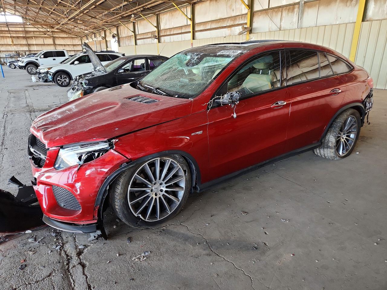2017 Mercedes-Benz GLE 43 AMG, VIN 4JGED6EB5HA080131 — Rollover