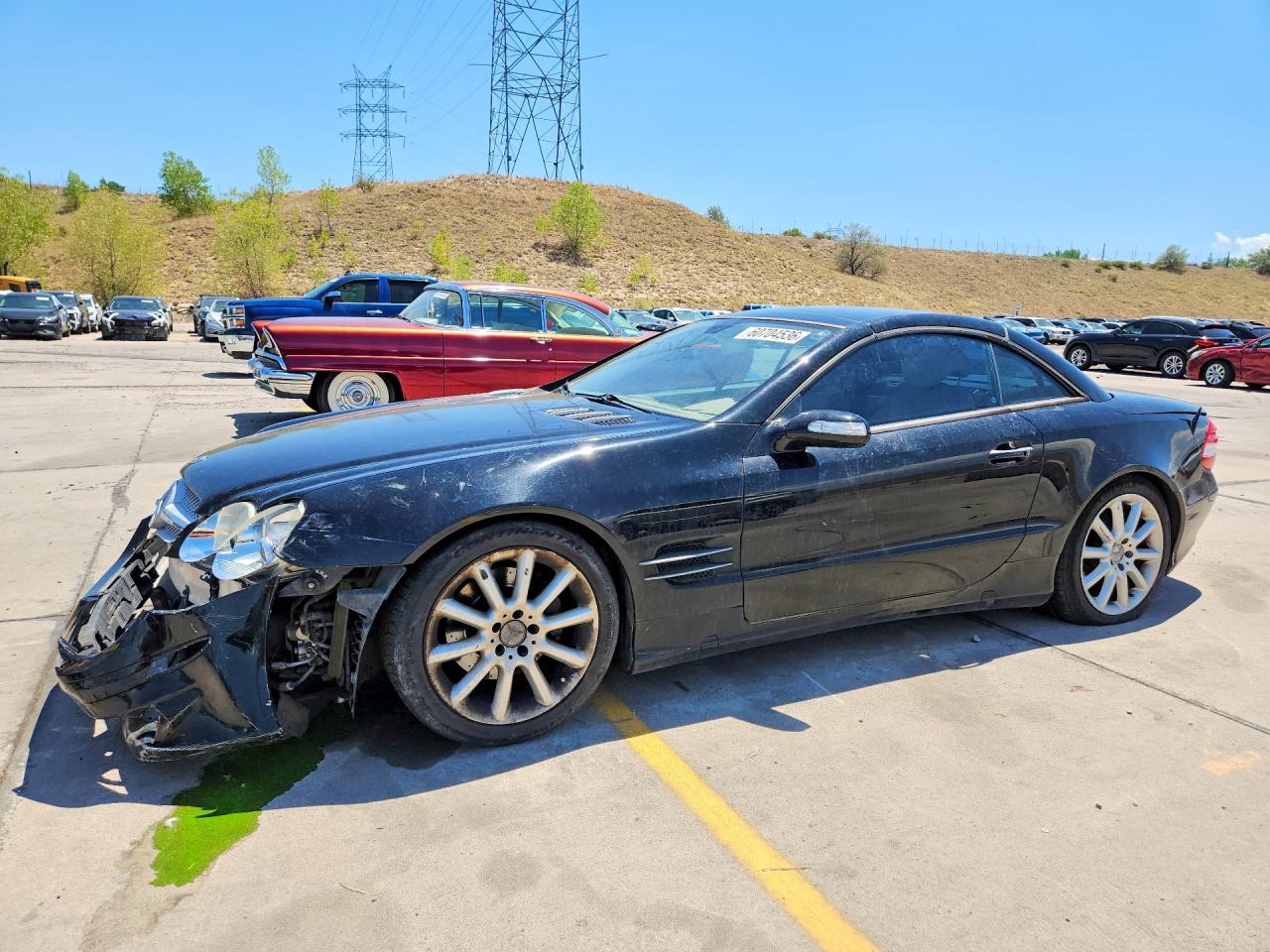 2007 Mercedes-Benz SL 550, VIN WDBSK71F67F129851 — Front end