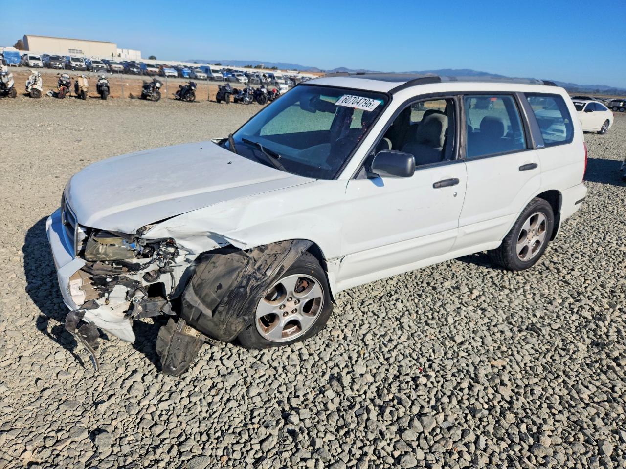 2003 Subaru Forester XS, VIN JF1SG65693H700552 — Front end