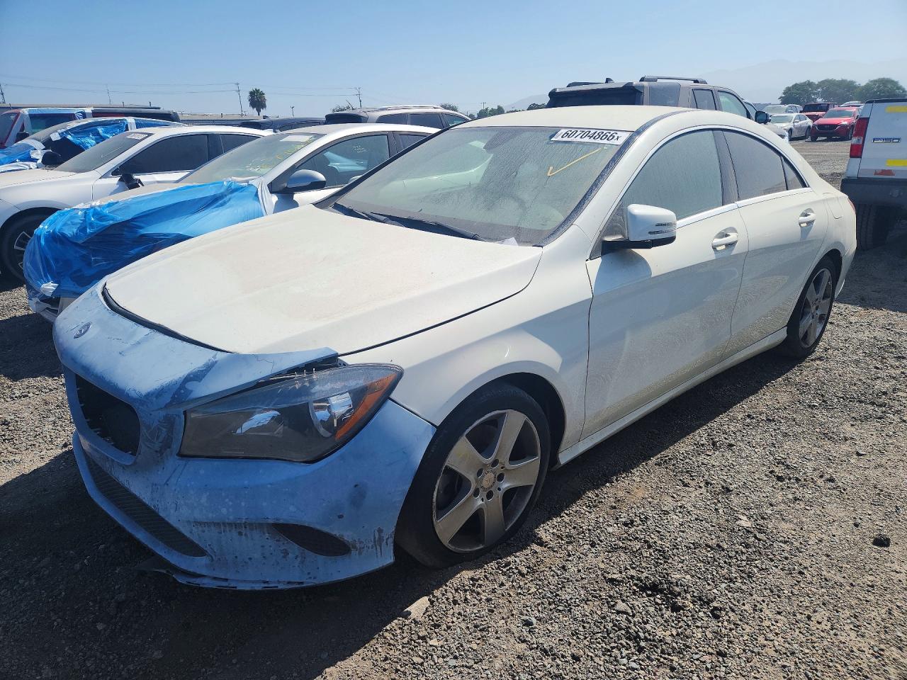 2017 Mercedes-Benz CLA 250, VIN WDDSJ4EB8HN402831 — Front end