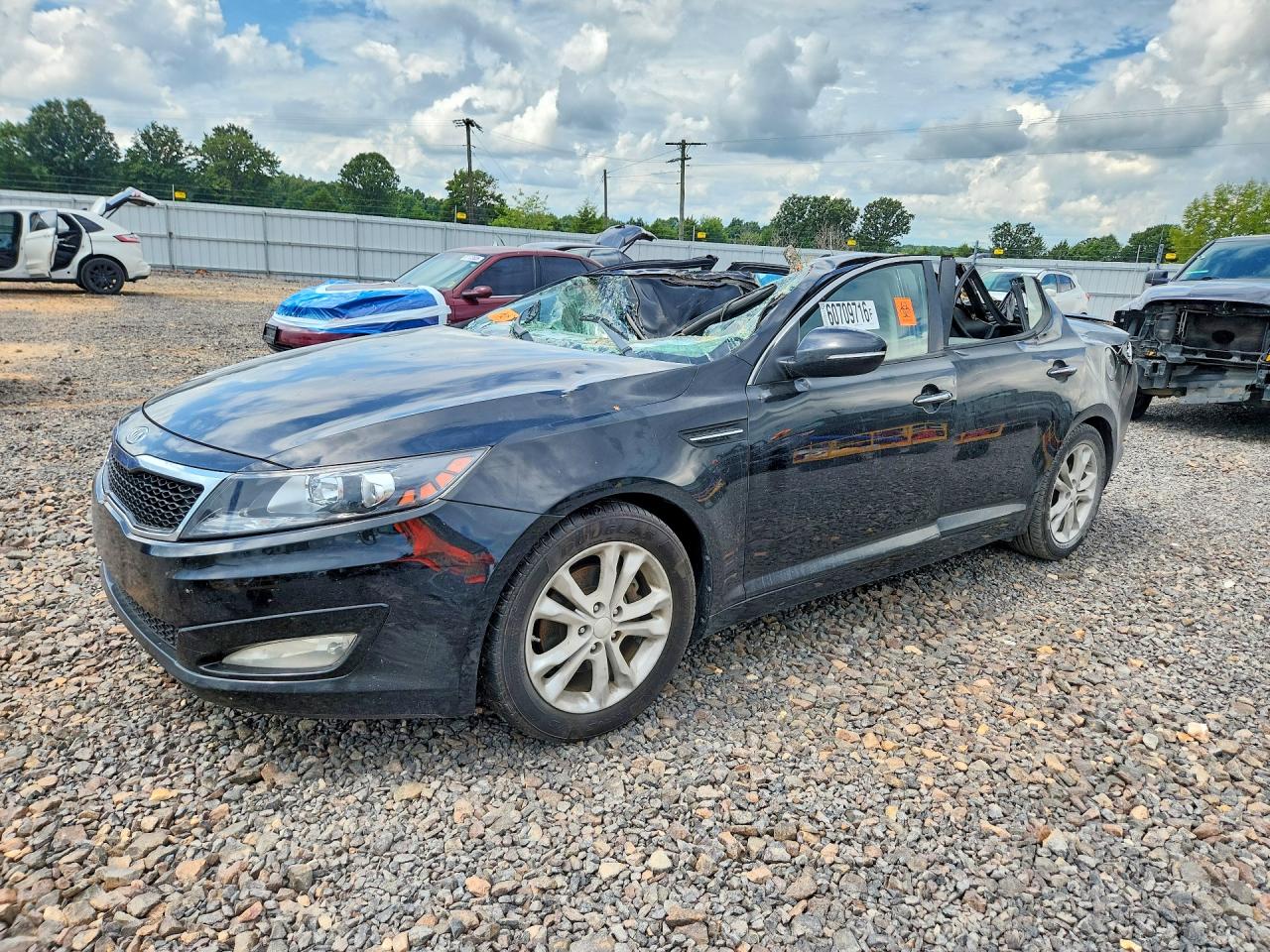 2012 Kia Optima EX, VIN 5XXGN4A70CG037135 — Опрокидывание