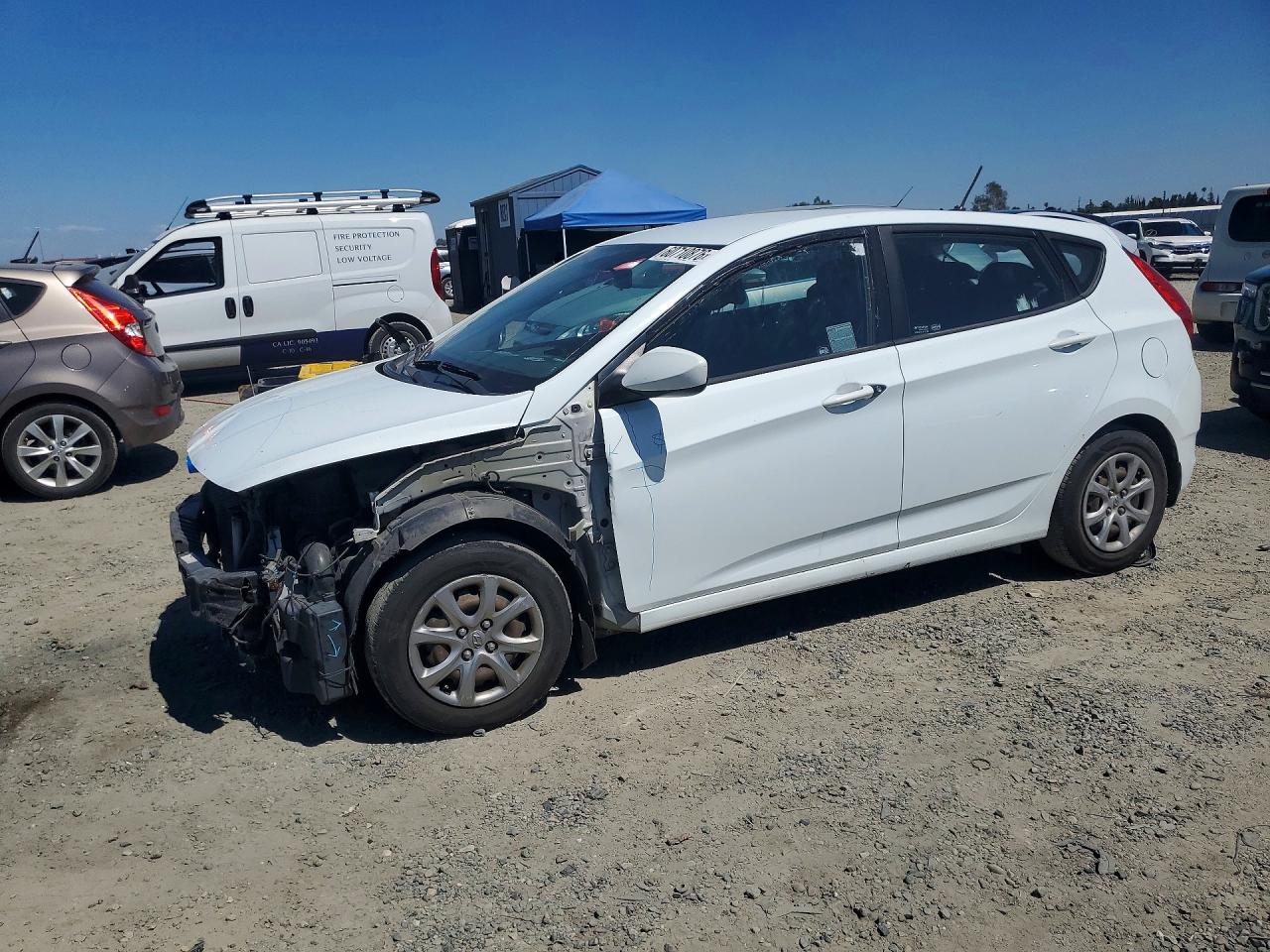 2012 Hyundai Accent GS, VIN KMHCT5AE7CU051712 — Front end