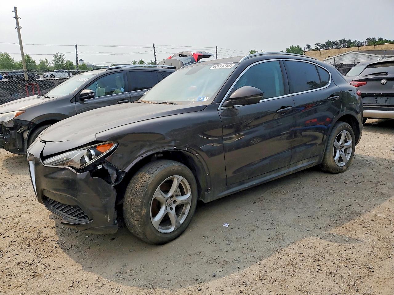 2018 Alfa Romeo Stelvio, VIN ZASFAKAN4J7B82153 — Front end