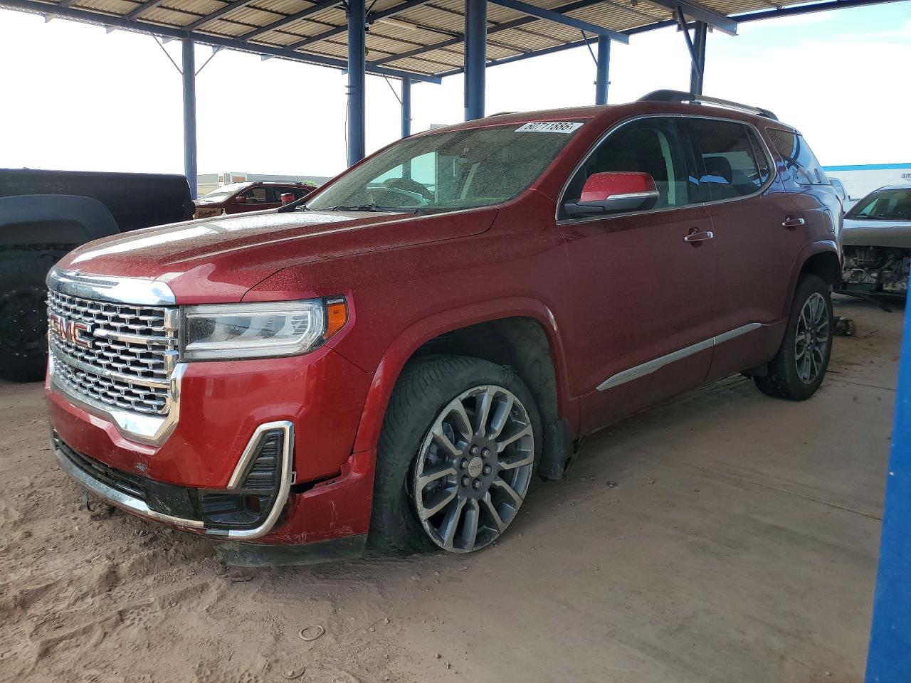 2021 GMC Acadia Denali, VIN 1GKKNXLSXMZ223328 — Front end