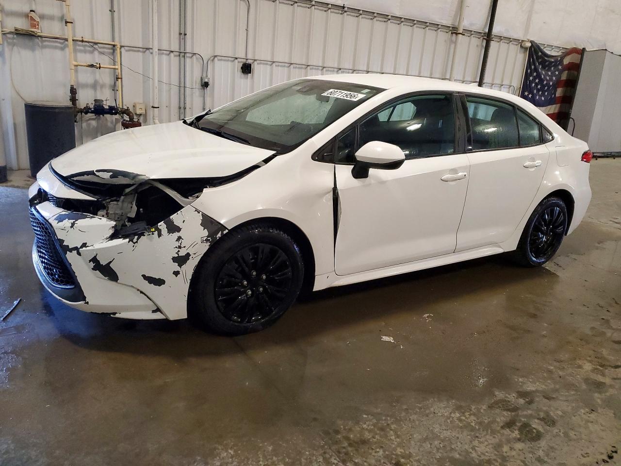 2021 Toyota Corolla LE, VIN 5YFEPMAE3MP208761 — Front end