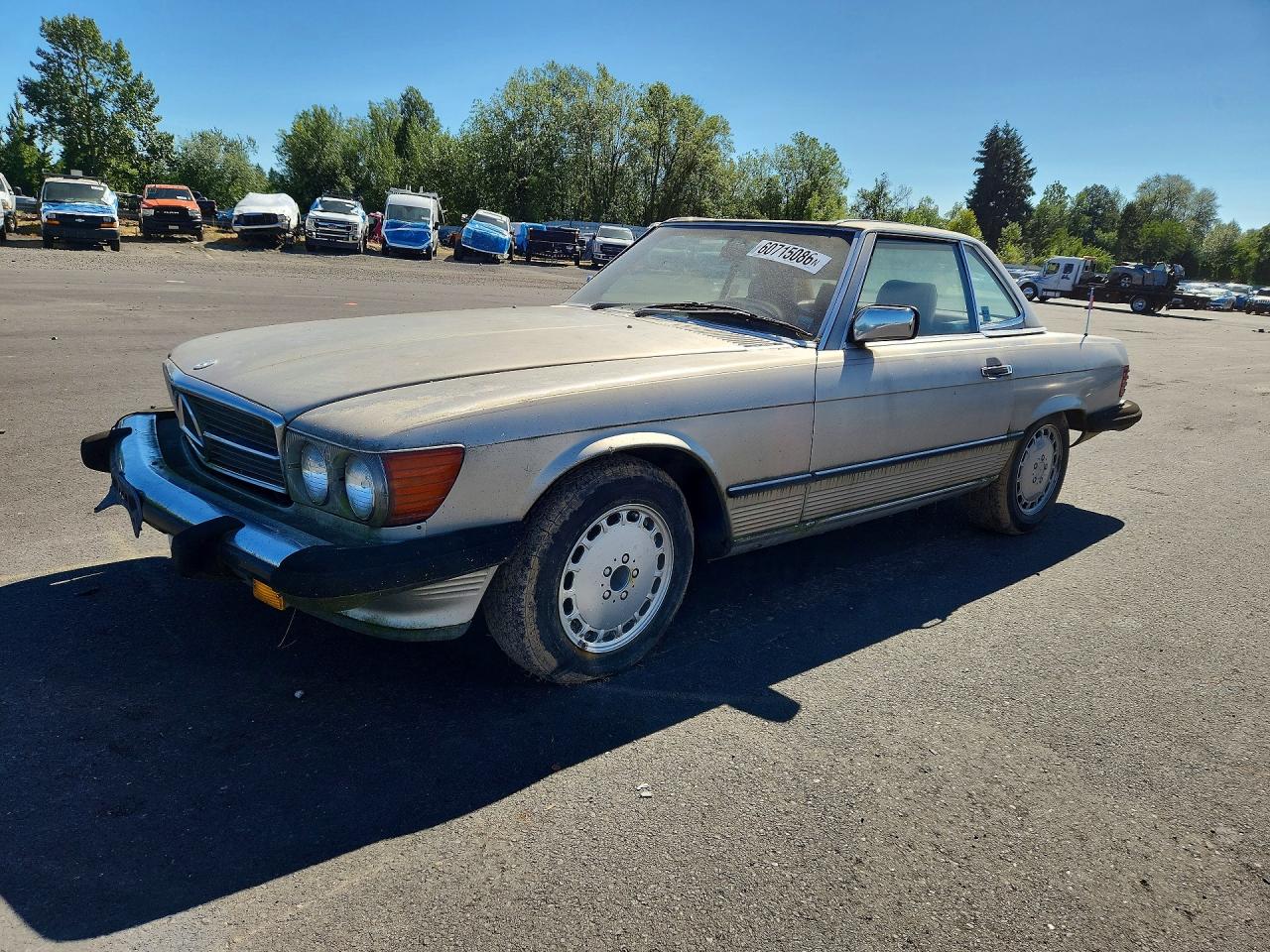 1988 Mercedes-Benz 560 SL, VIN WDBBA48D9JA088576 — Mechanical