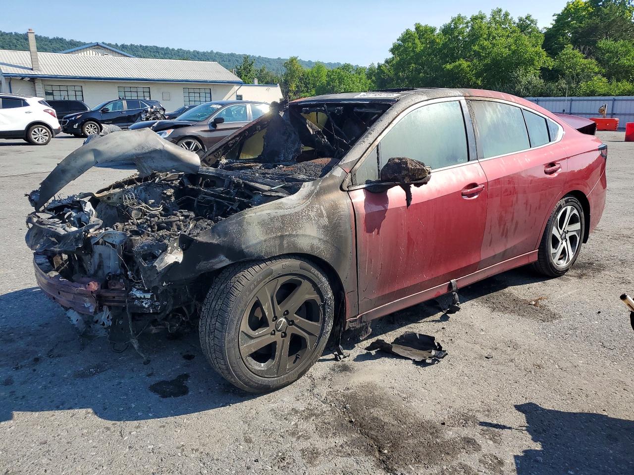 2022 Subaru Legacy Limited, VIN 4S3BWAN67N3011559 — Burn