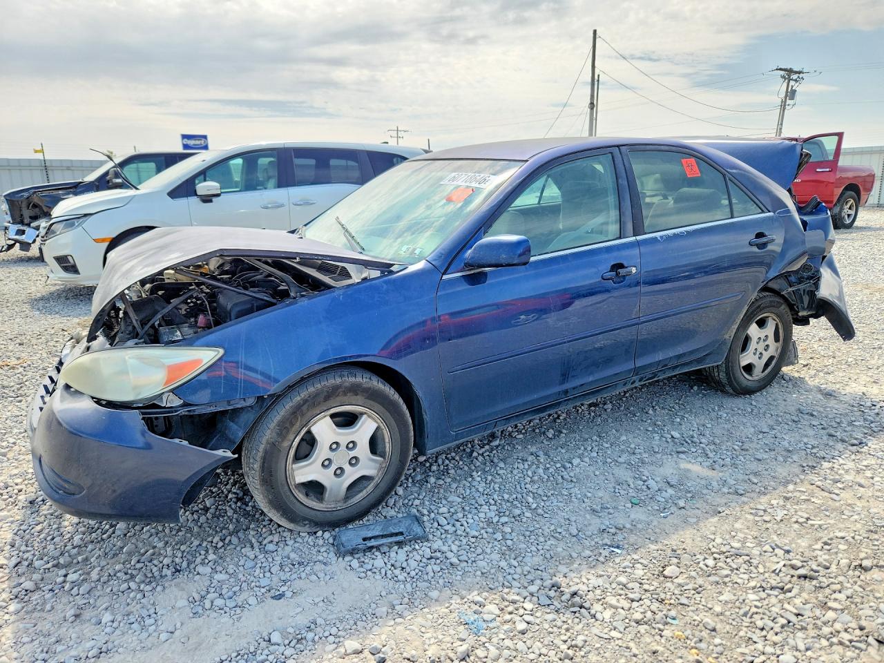 2003 Toyota Camry SE, VIN 4T1BF32K93U043767 — Rear end