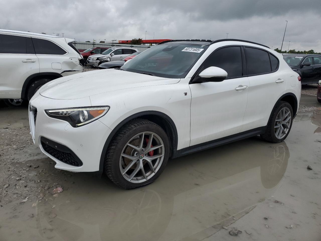 2018 Alfa Romeo Stelvio Ti Sport, VIN ZASFAKNN2J7B85742 — Roof