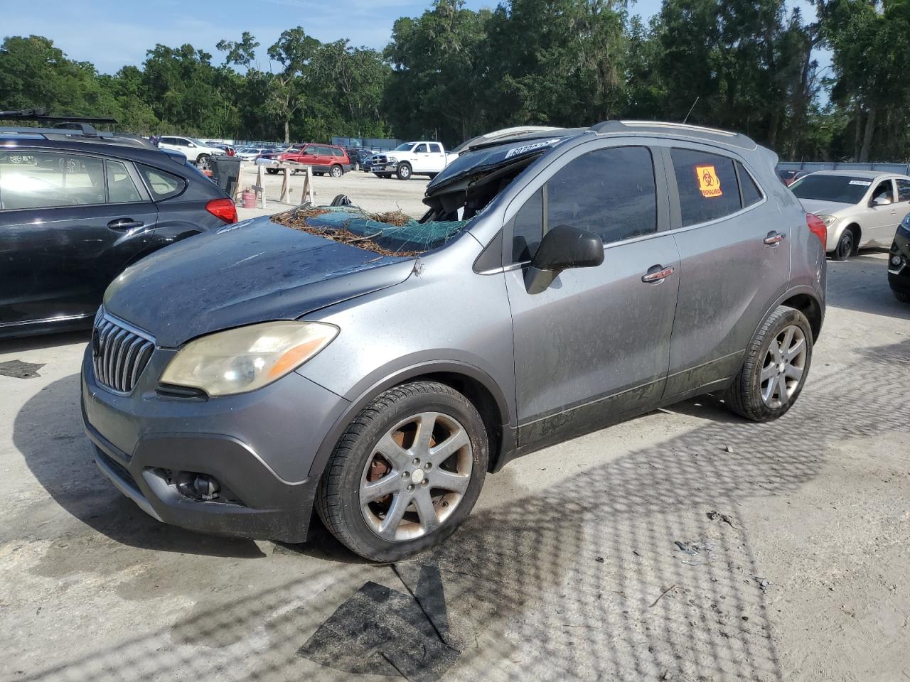 2013 Buick Encore Leather, VIN KL4CJCSB8DB080629 — Крыша