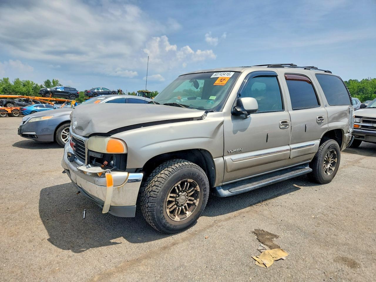 2001 GMC Yukon SLE, VIN 1GKEK13T31J163429 — Перед