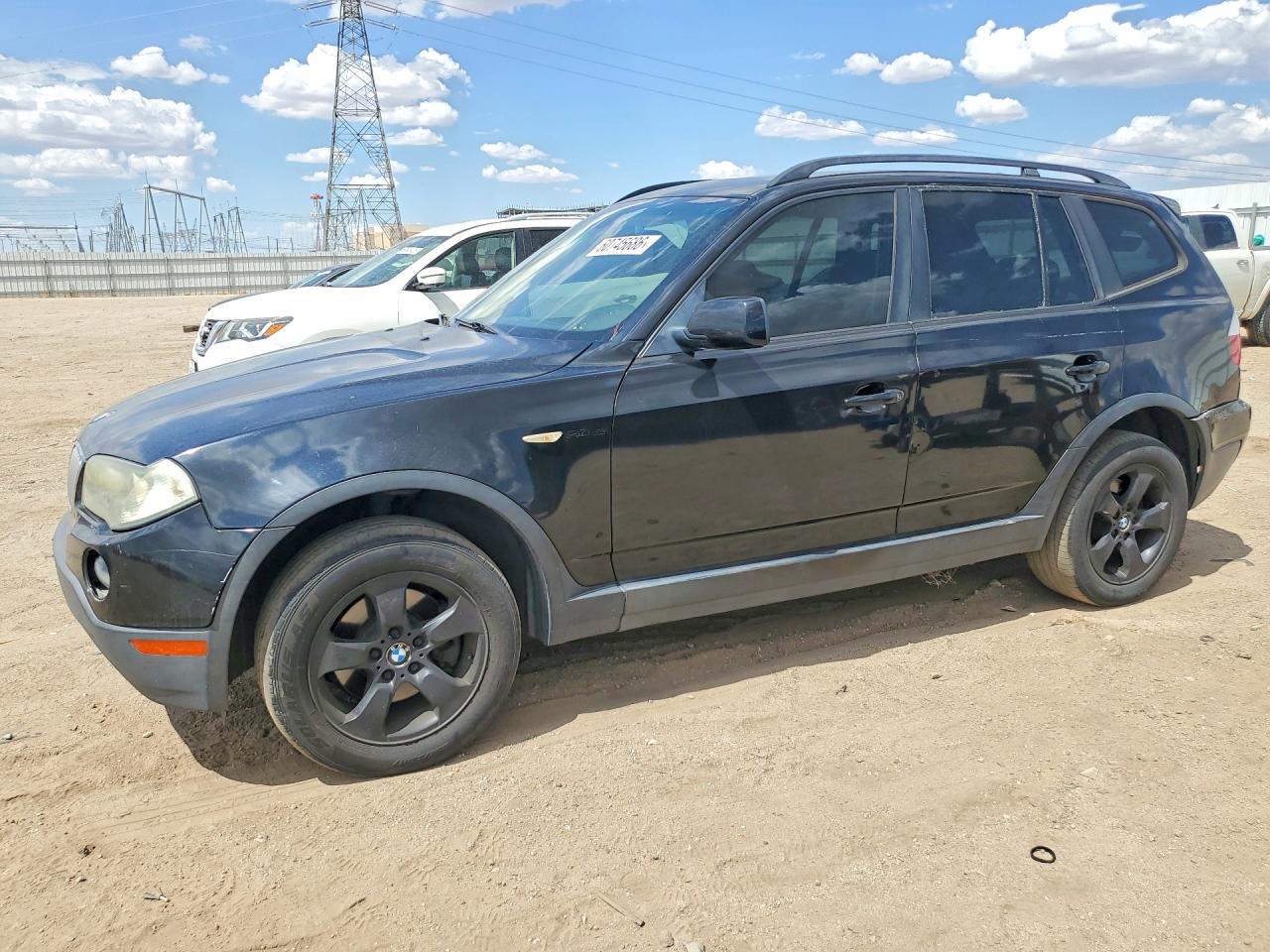 2007 BMW X3 3.0si, VIN WBXPC93487WF17178 — Rear end