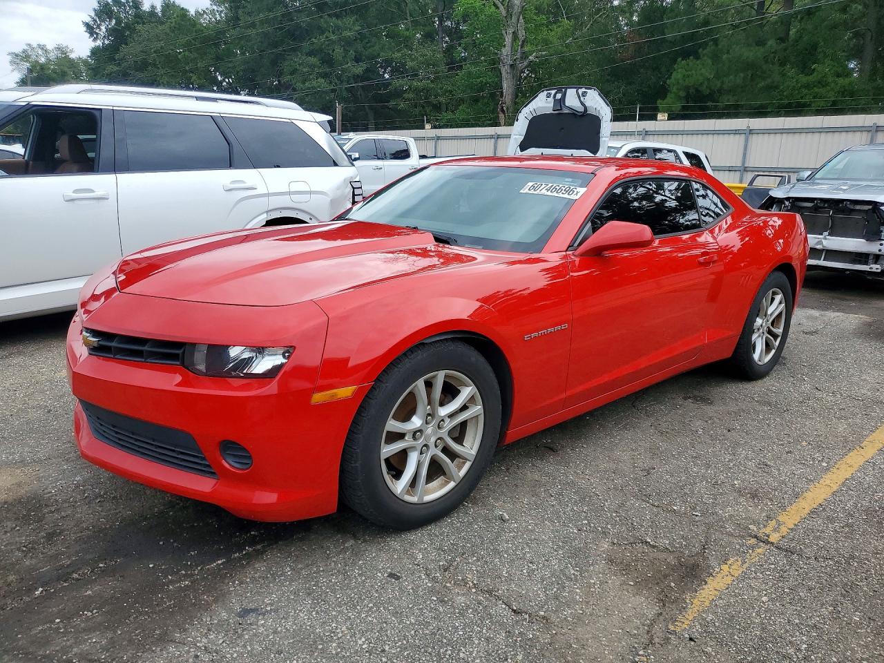2015 Chevrolet Camaro LS, VIN 2G1FB1E31F9256586 — Water / flood