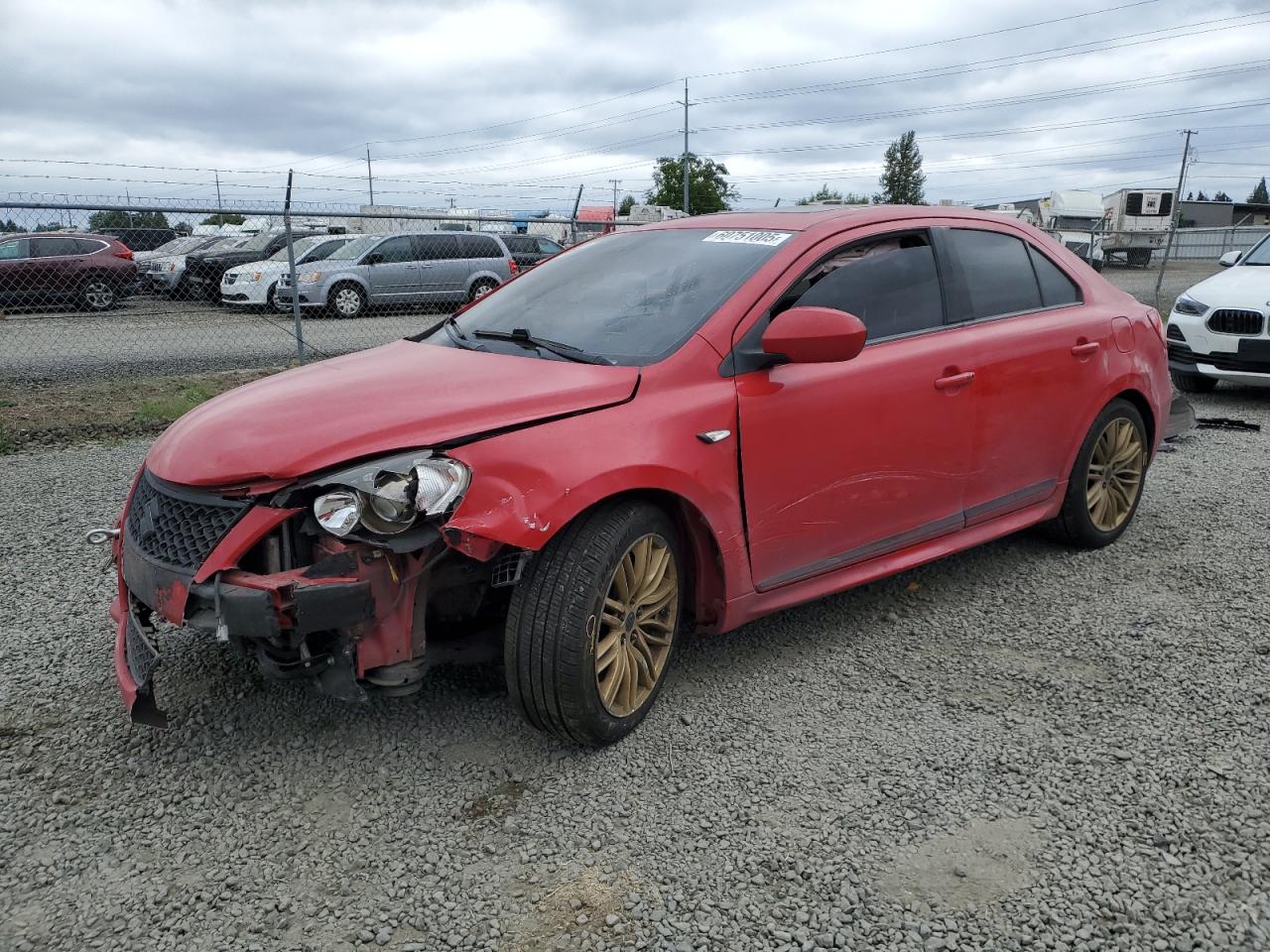 2011 Suzuki Kizashi SLS Sport, VIN JS2RF9A85B6110076 — Front end