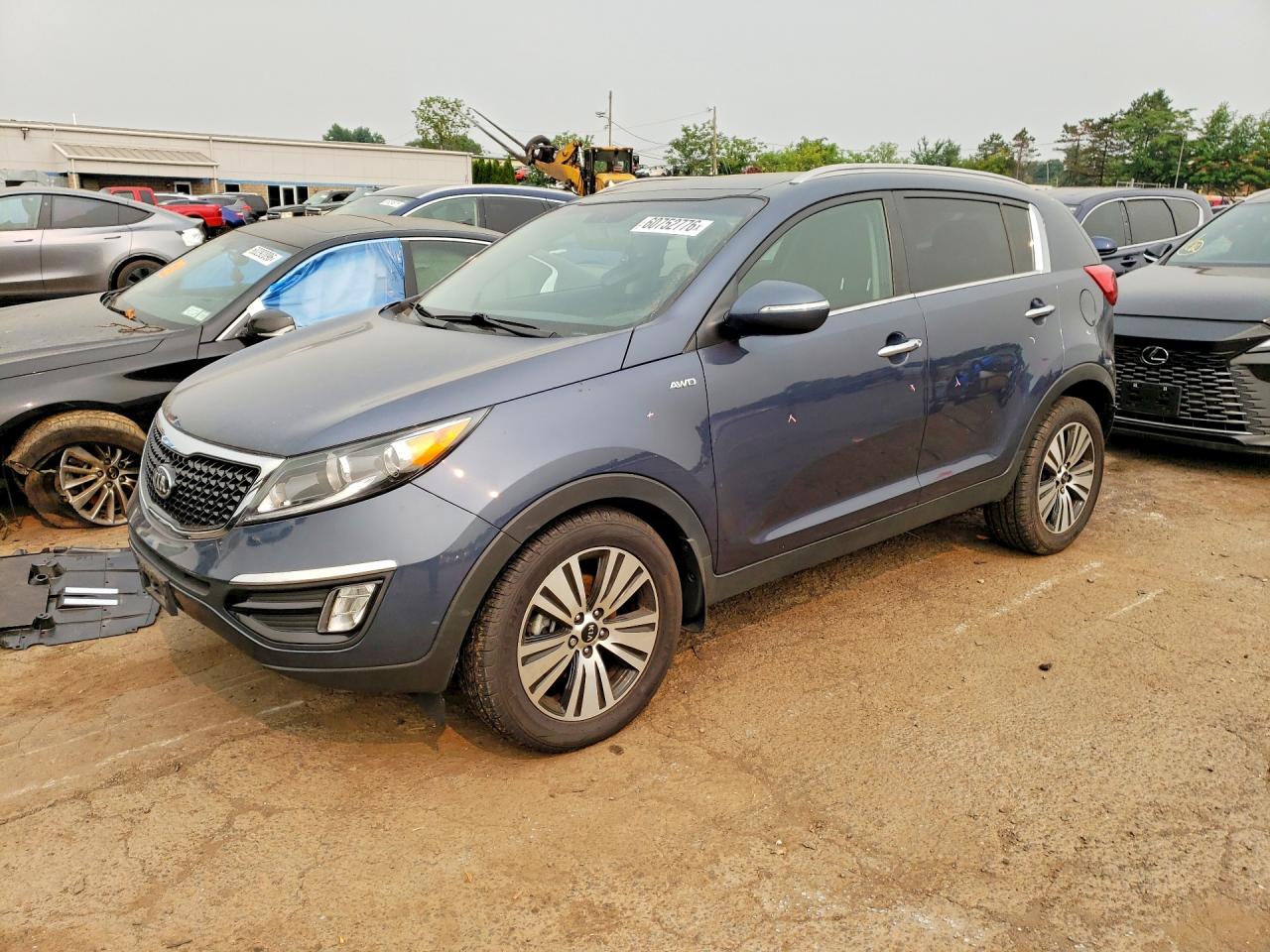 2014 Kia Sportage EX, VIN KNDPCCACXE7566018 — Front end